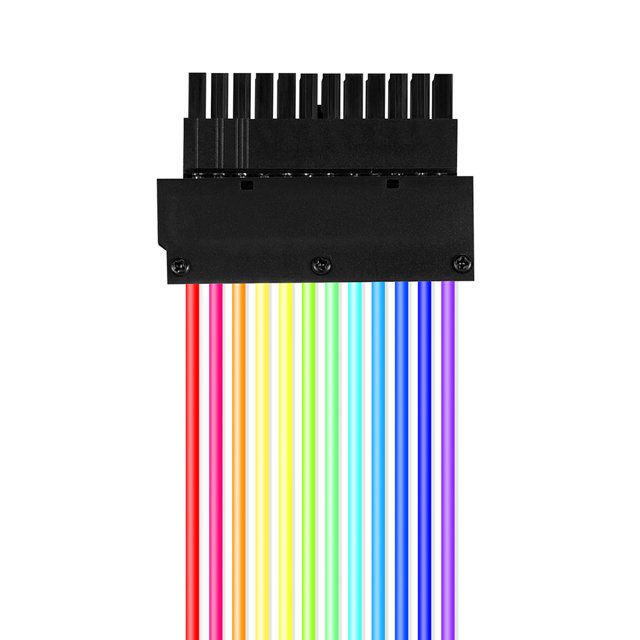 Cable de extensión de fuente de alimentación A-RGB placa base ATX 24 pines PCIe GPU doble triple cable de 8 pines Tmvgtek Para estrenar