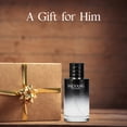 thumbnail image 5 of Salvang Perfume for Men 3.4 Fl Oz Eau De Toilette Spray Notes of Mandarin, Bergamot, Sandalwood, Cedar, Vanilla, Bean Long Lasting Making it the Ideal Gentlemen’s Gift, 5 of 6