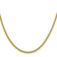 thumbnail image 2 of 14K Yellow Gold Franco Chain Necklace 20 inch 2.2 mm Semi-Solid with Lobster Clasp, 2 of 4
