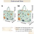 thumbnail image 2 of FORMRS Womens Corduroy Tote Bag Crossbody Shoulder Handbag with Pocket, Space Patterns, 2 of 7