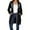 Black, variant on Women's Oversized Zip Up Hooded Sweatshirt, Soft Light Long Sleeve Casual Jacket With Side Pockets, Autumn Daily Fashion Outerwear,Orange S