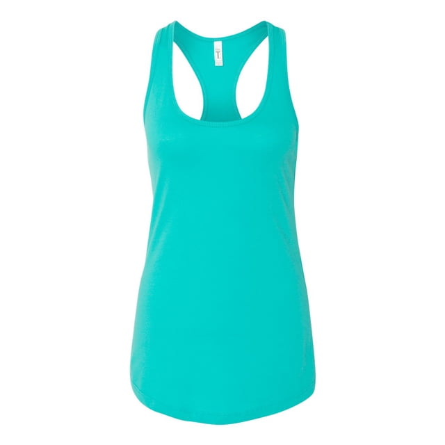 Next Level Womens Ideal Racerback Tank, M, Tahiti Blue