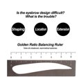 thumbnail image 2 of WALFRONT Eyebrow Balance Ruler,Yosoo 2 Types Permanent Eyebrow Ruler Eyebrow Measure Balance Extension Ruler Eyebrow Shape Designer, Eyebrow Extension Ruler,Eyebrow Designer, 2 of 8