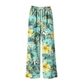 thumbnail image 5 of Karymi Womens Shorts Unisex Printed Casual Lounge Pants, Elastic Waist with Adjustable Drawstring Loose Straight Long Home Trousers with Side Pockets Shorts for Women, 5 of 5