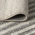 thumbnail image 5 of JONATHAN Y MOROCCAN HYPE 2 x 8 Runner Rug, Aya Berber Stripe Geometric - Cream/Gray, MOH205A-28, 5 of 10