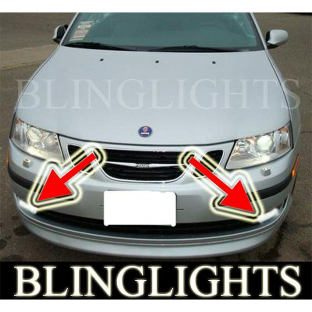2003-2007 SAAB 9-3 ARC 2.0T XENON FOG LIGHTS DRIVING LAMPS LIGHT LAMP KIT 2004 2005 2006 2007 Saab 9 3 Front Position Light Bulb