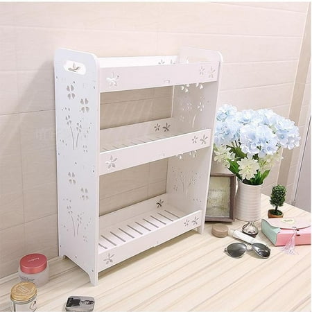 Ktaxon 3 Tires Fashionable Wall Mounted Cabinet Sakura Ktaxon 3 Tires Fashionable Wall Mounted Cabinet Sakura Bathroom Storage White