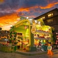 thumbnail image 3 of Alician 1131pcs Cake Shop Building Blocks Mini City Street View Bakery Build Bricks Model Toy With Light Gifts For Boys Girls, 3 of 8