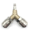 thumbnail image 1 of NEW-Compressed Air Connection Compressed Air Distributor Compressed Air Switch With 1/4 Inch Connections, 1 of 5