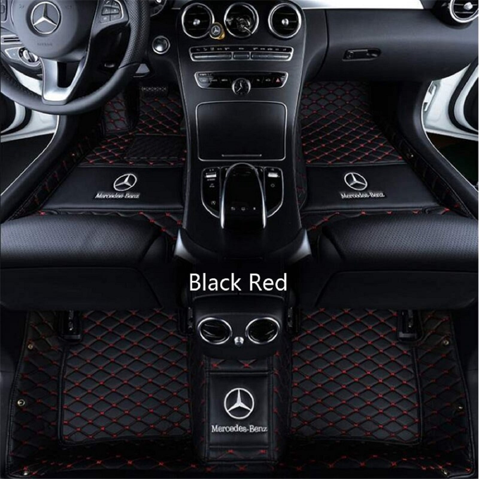 Mercedes-Benz S-Class 2014~2020 bridge23cm Waterproof Leather Car Floor Mats Car Carpet