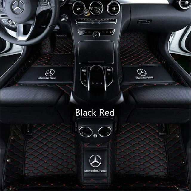 Mercedes-Benz E-Class 2024-2025 Rear non electric seats Waterproof Leather Car Floor Mats Car Carpet