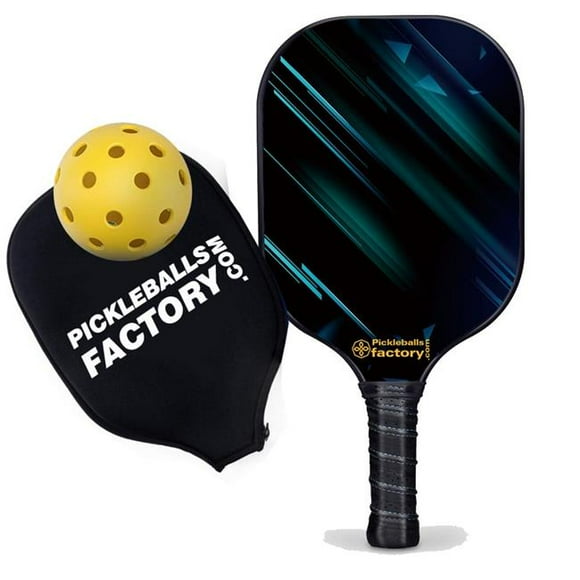 Pickleball Factory PB00054-8-C 2024 Best Pickleball Paddles - Light Shadow Pickleball Paddles for Beginners, Best Women Pickleball Paddle, Carbonfiber Graphite
