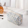 thumbnail image 2 of Bolsa de maquillaje JOVAKIT, bolsa de cosméticos acolchada para mujeres y niñas, azul, 2 of 7