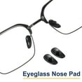 thumbnail image 5 of Eyeglass Nose Pad Thickness Anti-Slip Glasses Nose Grips for Plastic Frames Black, 5 of 7