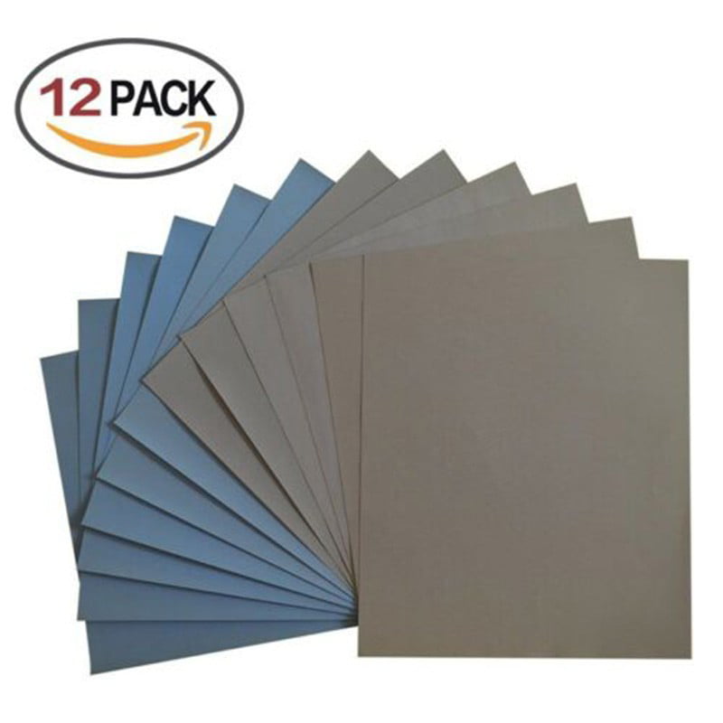 23x28cm Wet Dry Abrasive Sandpaper 1500~7000Grit Super Fine Polishing Sand Sheet