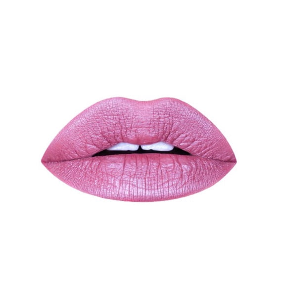 Aromi Berry Fuchsia Metallic Liquid Lipstick | Magenta Pink Lip Color with Shimmery Finish, Long-Lasting (Opal Rose)