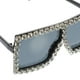 thumbnail image 4 of KAKOWELY 2 gafas de sol cuadradas para mujer, decorativas, para fiesta, 4 of 5