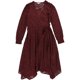 thumbnail image 1 of bar III Vestido cruzado Burnout para mujer, rojo, XX-Small, 1 of 2
