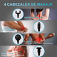 thumbnail image 3 of Pistola de masaje muscular-4 niveles ajustable Blanco Malubero Malu1499, 3 of 3
