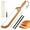6pcs Brown:Bow Knife, variant on Ihvewuo Bread Knife Wood Bread Bow Knife with Stainless Steel Serrated Blade Bow Design Bread Knife Easy to Cutting Sourdough Bread Knife with Ergonomic Handle for Homemade Bread