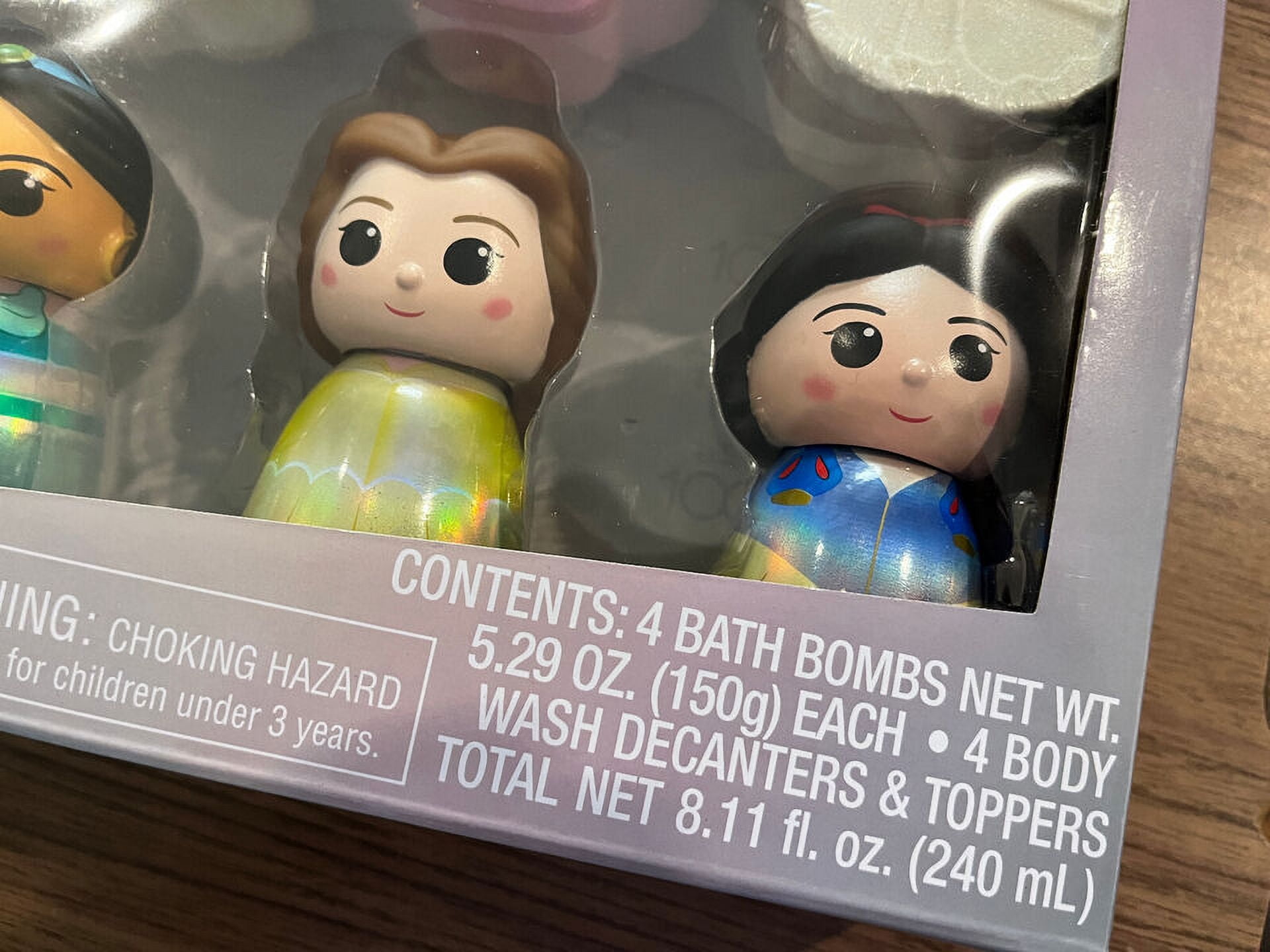 Disney Princess Bath Bomb & Body Wash Gift Set, 8-Piece