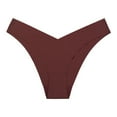 thumbnail image 2 of Bovxnpu Women's Plus Size Panties, Seamless Thongs for Women No Show Panties, Women Underwear Panties Ladies Underpants Thongs Panties Ladies Underwear Underwear, 2 of 3