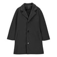 thumbnail image 5 of WOYY Girls Trench Coat Lapel Windbreaker Jacket Outerwear Wool Coat, Sizes 9-10, 5 of 5