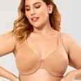 thumbnail image 3 of Delimira Women's Smooth Full Figure Large Busts Underwire Seamless Minimizer Bra, 3 of 4