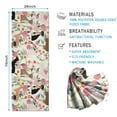 thumbnail image 2 of Chihuahua and Pioneer Flower Hot Yoga Mat Towel Non Slip for Hot Yoga - Quick-Drying Yoga Mat Cover with 4 Corner Pockets with Travel Bag - Hot Yoga Towel Non Slip Grip Moisture Wicking Sweat 70"x26", 2 of 6