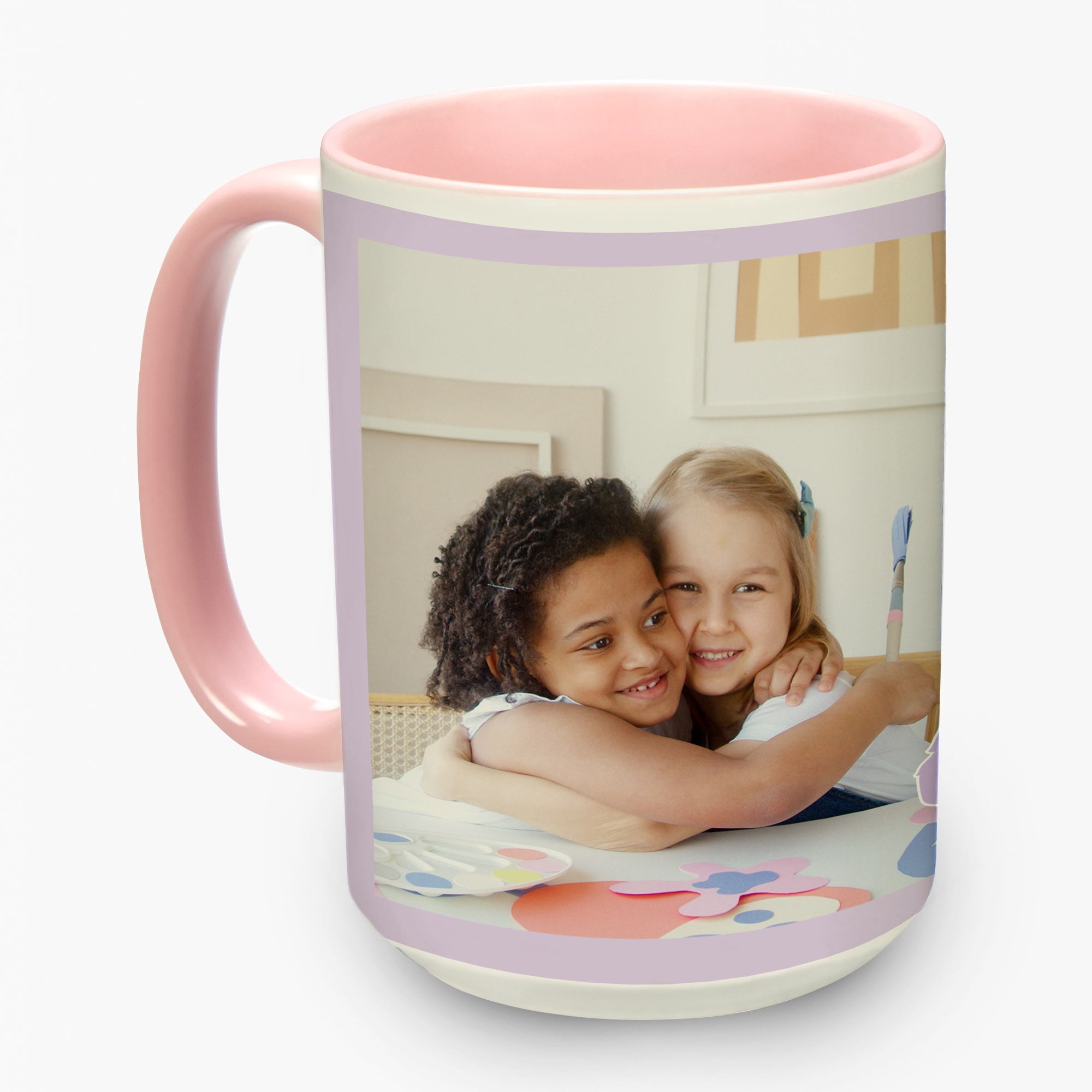 Personalized 15 oz Pink Barbie Mug, Lavender Barbie