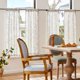 thumbnail image 3 of Cortinas jinchan Floral para Cocina 45 cm Gris Lino Cortina de Panel x2, 3 of 9