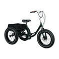 thumbnail image 5 of 20 Inch Adult Tricycle, Snow Tires Tricycle, Drift Trike for Adult, 7 Speed Tricycle with Double Disc Brake, Three-Wheeled Bicycles for Seniors, 3 Wheel Bike with Spacious Shopping Basket (Black), 5 of 13