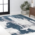 thumbnail image 6 of JONATHAN Y SUPERSOFT 3 x 5 Area Rug, Zoe Bohemian Abstract Marble - Navy/White, SEU302A-3, 6 of 6