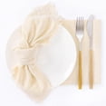 thumbnail image 1 of 6PCS Cotton Napkins Table Cloth Tea Towel for Wedding Everyday Decor 42x42cm, 1 of 5