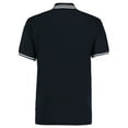 thumbnail image 2 of Kustom Kit Mens Tipped Piqué Short Sleeve Polo Shirt, 2 of 3