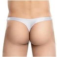 thumbnail image 5 of HVOBTTY Mens Casual Classic Briefs, Everyday Comfortable Briefs for Men, Men's Fashionable Soft Solid Color High Elasticity Mid Waist Daily Briefs White, XL, 5 of 5