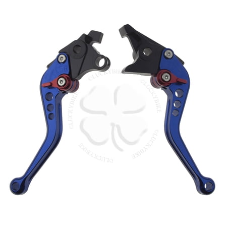 Blue CNC Shorty Brake Lever Set Suzuki GSXR 1300 SV 1000 Bandit 1200 Katana