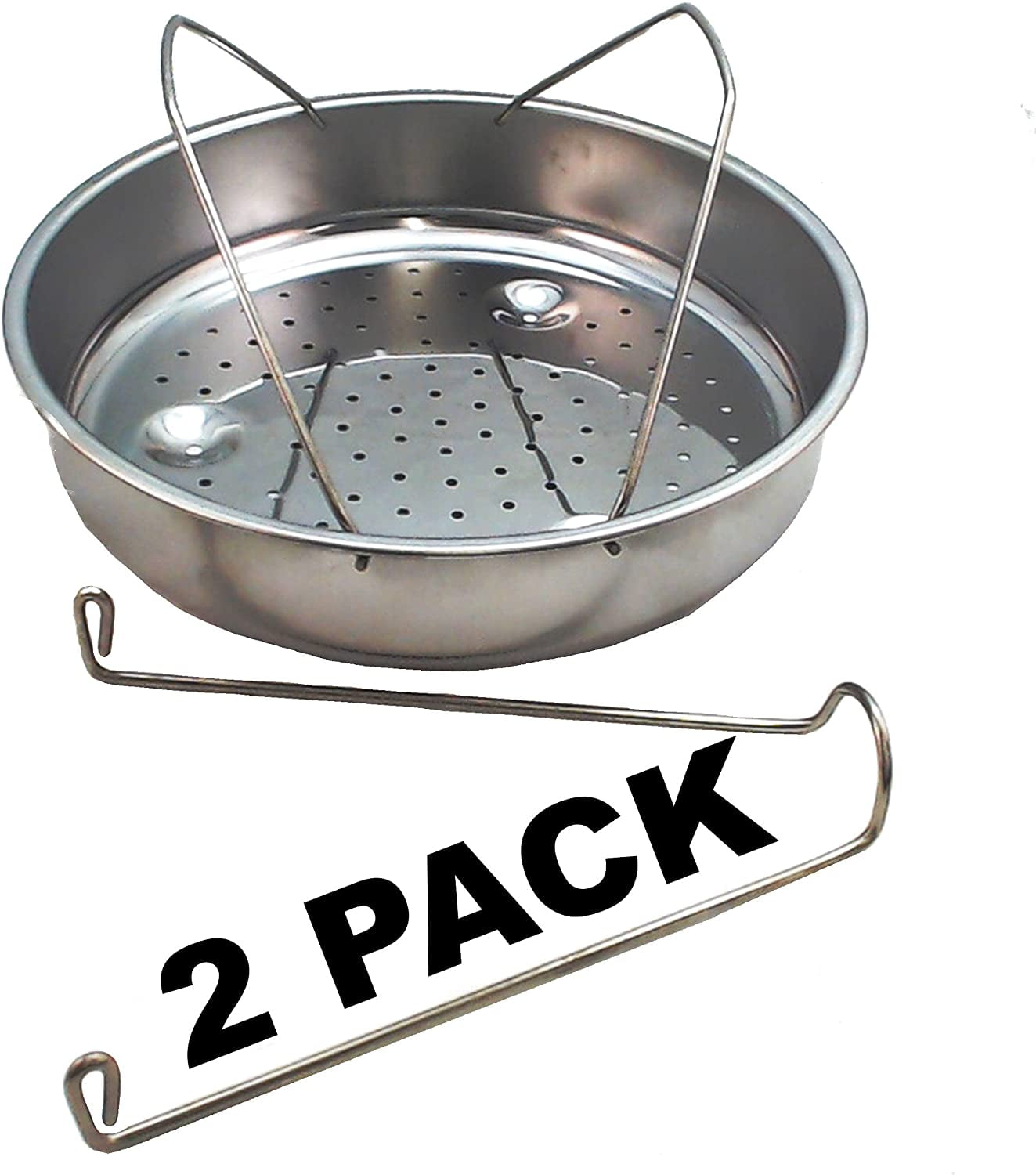 2 Pk, Pressure Cooker Stainless Steel Basket w/Trivet, 85650 Walmart