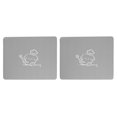 thumbnail image 2 of 2pcs Coffee Mat Skid Resistance Waterproof Dish Drying Mat Coffee Maker Mat for Countertops Pet Feeding 30x40cm/11.81x15.75in, 2 of 5