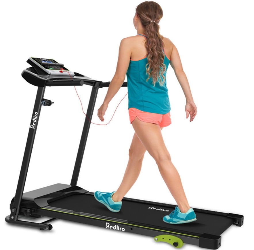 Redliro Folding Exercise Treadmill with Incline for Home Compact Electric  Walk Machine Running Jogging Workout Fitness Equipment Quiet Apartment  Small Space 12 Programs, 2.25 HP 220 lbs - Walmart.com - Walmart.com