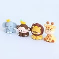 thumbnail image 2 of Forest Animal Cake Topper Tropical Jungle Safari Lion Giraffe Monkey Hot T0 / ◆✨ G2G3, 2 of 8