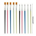 thumbnail image 3 of Milue 10 Pieces Art Paint Brush Round Pointed Nylon Acrylic Brush Sets for Watercolor, 3 of 20