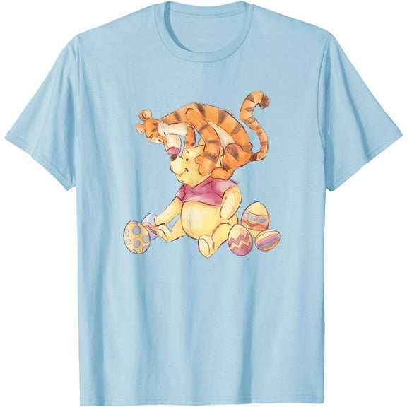 Winnie the Pooh and Tigger Easter Eggs Unisex Softstyle T-Shirt for Men Women Kids