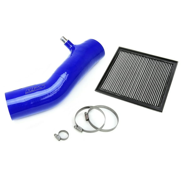 HPS Blue Silicone Air Intake Kit with Air Filter Compatible for 2016-2023 Toyota Tacoma 3.5L V6, 827-725BL