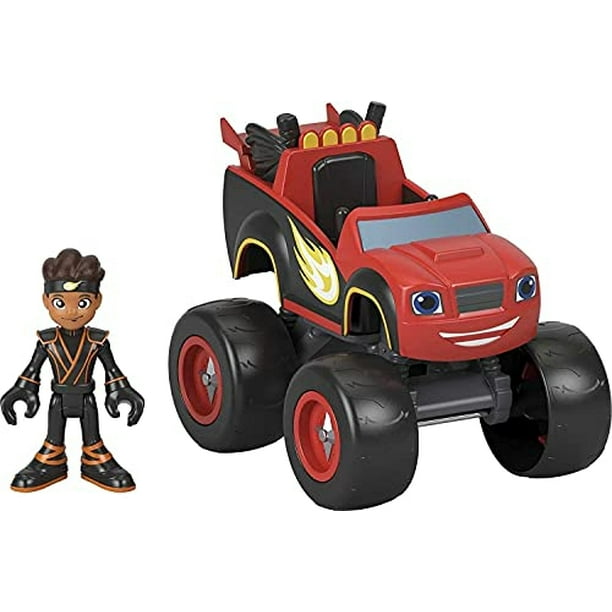 Monster Truck de Ninja Blaze con figura posable Fisher Price