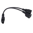 thumbnail image 2 of IEC 320 C6 MASCULino A Dual Adaptador de Divisor Femenino de 5-15p, Retardante de la Llama del Cable de Extensión Resistente Al Calor para Las Lámparas de Mesa de La Portátil, 2 of 7