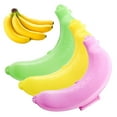 thumbnail image 1 of Estuche de plátano, paquete de 3 colores diferentes Soporte de plátano para viajes al aire libre Caja de almacenamiento protectora de plátano lindo, 1 of 5