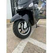 HHH Upgraded 49cc/ 50cc Scooter Gas Fully Automatic Street Scooter Moped Pony 50 with Matching Trunk - Sporty Black color