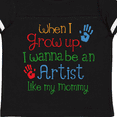 thumbnail image 4 of Inktastic Artist Like Mommy Boys or Girls Toddler T-Shirt, 4 of 5