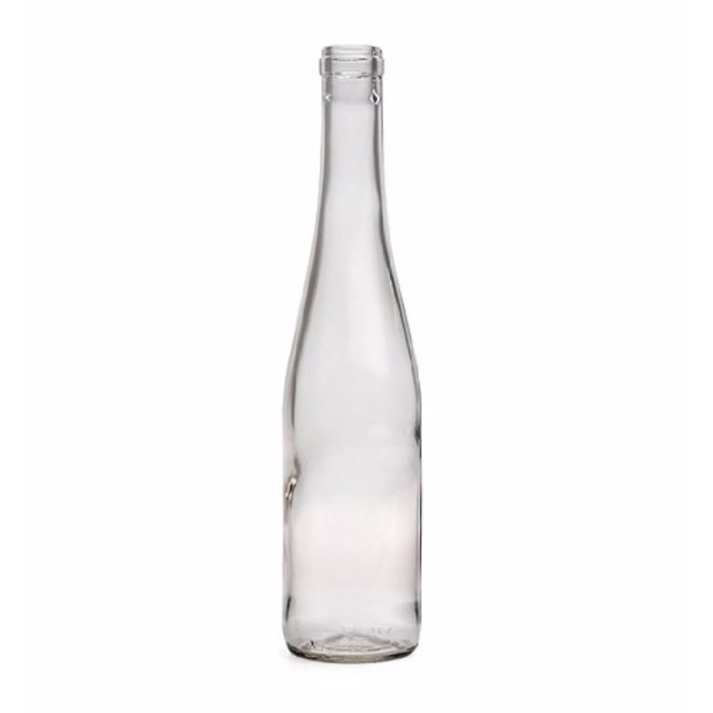 375 Ml Split Clear Wine Bottles, Cork Finish